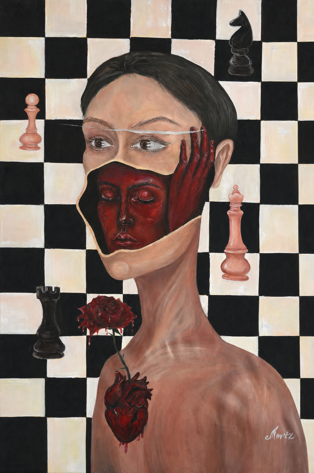 The Woman You Keep Hidden print